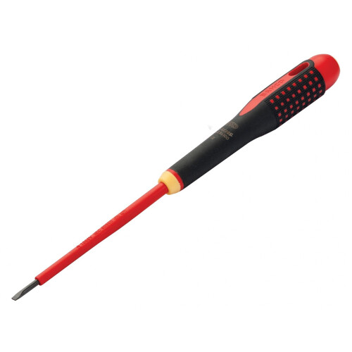 Bahco Bahco Ergo Slim Vde Insulated Screwdriver, Slotted