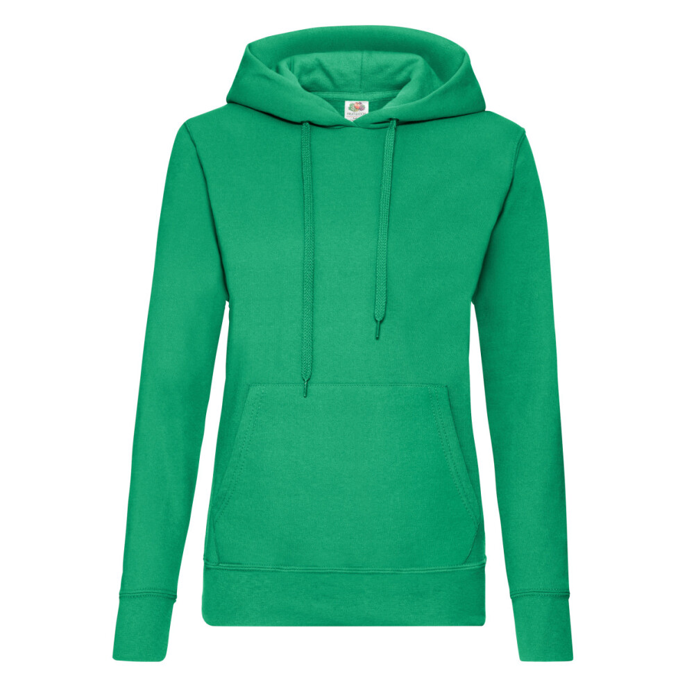 Fruit Of The Loom (Xxl, Kelly ) Womens/Ladies Classic Hoodie Green
