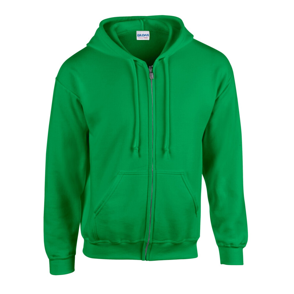 Gildan (3Xl, Irish ) Unisex Adult Heavy Blend Full Zip Hoodie Green