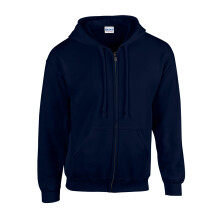 (5XL, Navy) Gildan Unisex Adult Heavy Blend Full Zip Hoodie