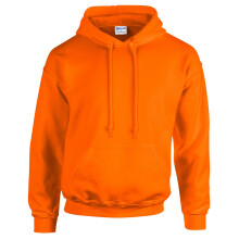 (S, Safety Orange) Gildan Unisex Adult Heavy Blend Hoodie