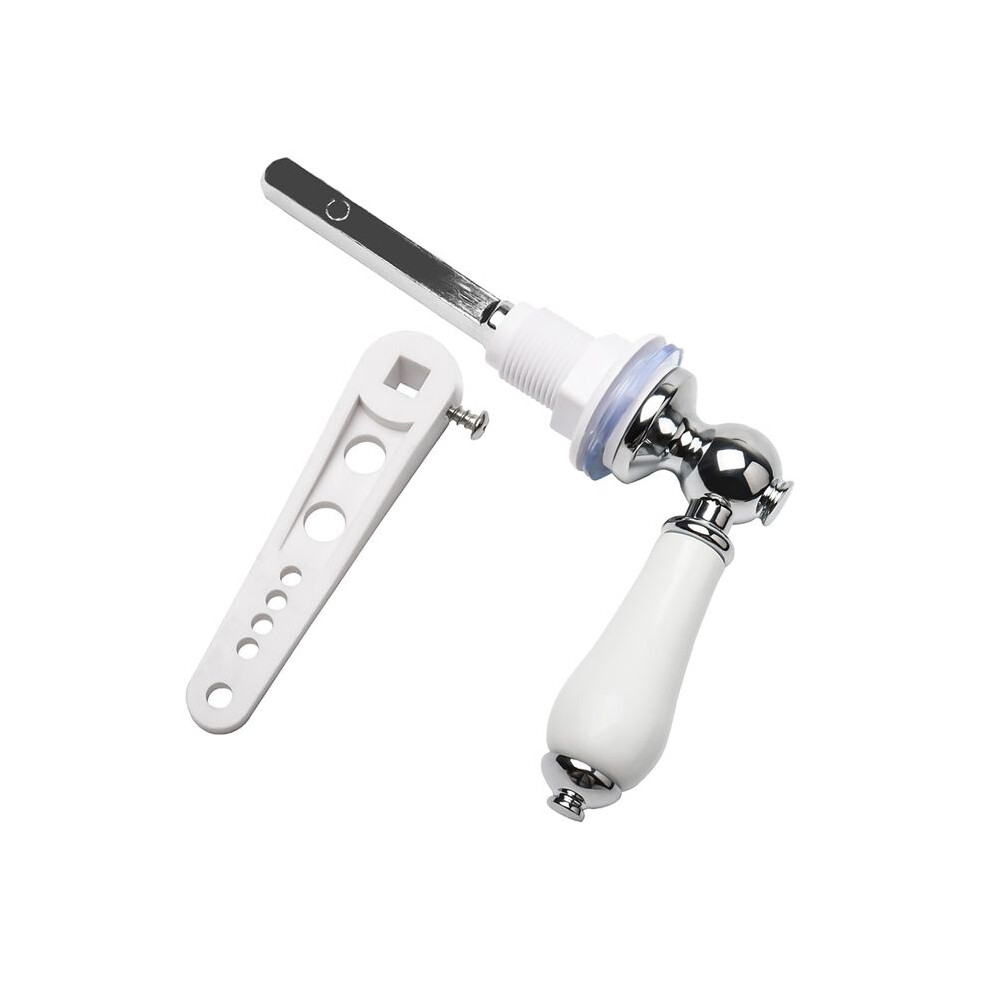 Ceramic Toilet Flush Handle, Toilet Handles Flush Lever Traditional Victorian Style Toilet Handle Replacement Kit 4713841536053