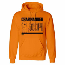 Pokemon Unisex Adult Charmander Line Art Hoodie