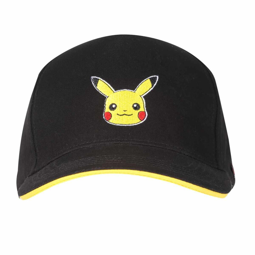 Pokémon Pokemon Pikachu Badge Baseball Cap Black