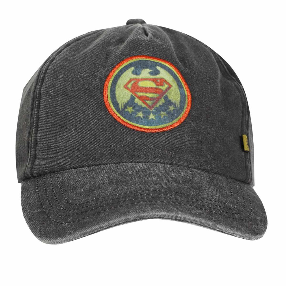 Superman Vintage Baseball Cap Grey