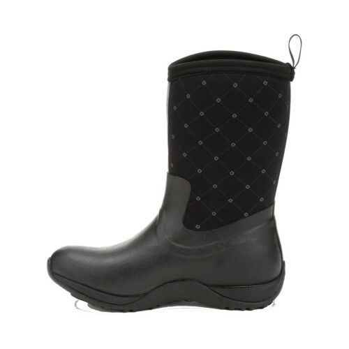 (4 UK, Black Quilt) Muck Boots Unisex Arctic Weekend Pull On Wellington Boots 1