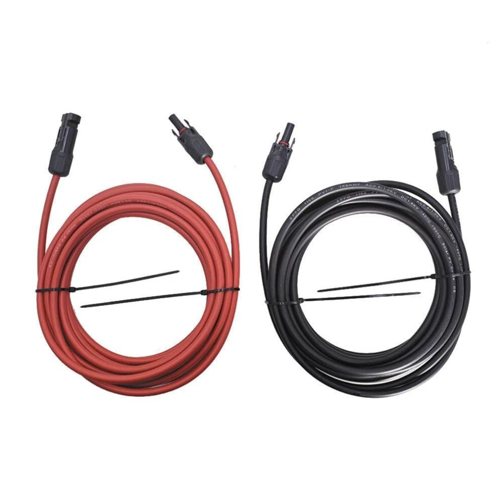 25Ft Solar Panel Extension Cable 12Awg Black And Red Wire For Rv And Offgrid Systems 9169991260617