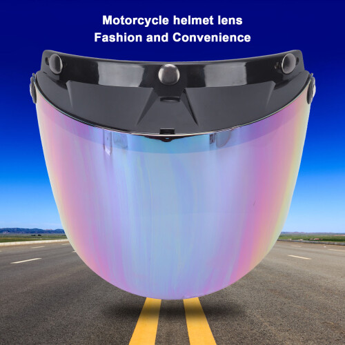 Motorrad Helm Visier UV-Schutz verstellbar