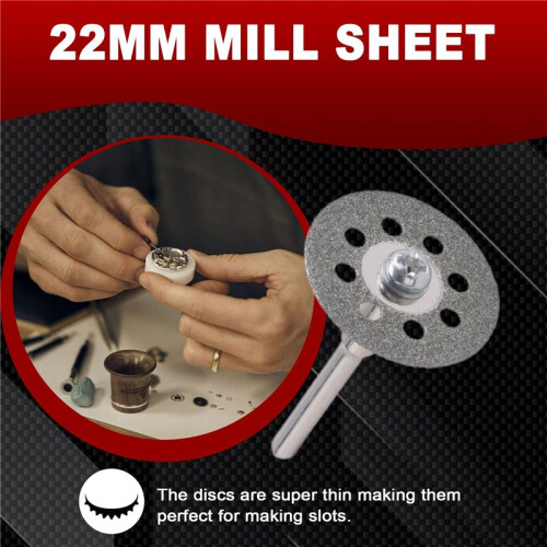 10PCS  22mm Diamond cutting disc saw blade mill sheet 1