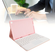 Tablett-Tastaturhülle aus Leder mit Bluetooth für Galaxy Tab S6 Lite 10,4 Zoll SM P613