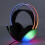 Gaming RGB Rainbow Wired Over-Ear Headset with Mic, Adjustable Black 11