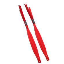 Universal PU-Leder-Schultergurte F-116 Verstellbar & Rot für Kinder & Erwachsene