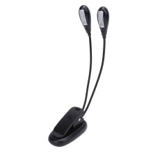 Dual Head Music Stand Light 2 Brightness Clip-On LED USB DC 5V