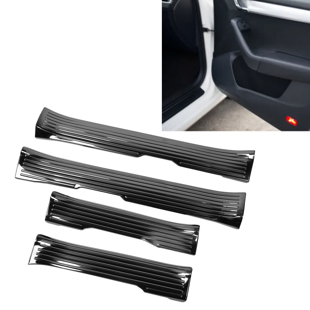 2024 Tacoma Stainless Steel Door Sill Guards Set 7055741361395