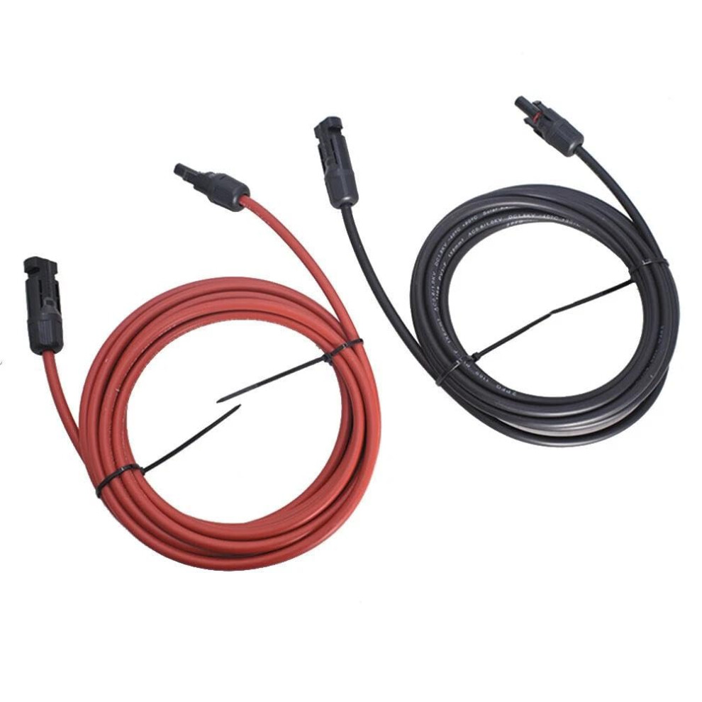 10 Awg Solar Panel Extension Cable 15Ft Pair Mc4 Connector For Rv And Offgrid Systems 9771547237877