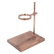 Soporte para cafetera de goteo, soporte para filtro giratorio de 360 grados con base acolchada de silicona antideslizante para cocina, hogar,