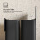 Homcom 8L Hanging Kitchen Bin, Rubbish bin w/ Stay-Open Lid for Under Sink 5