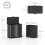 Homcom 8L Hanging Kitchen Bin, Rubbish bin w/ Stay-Open Lid for Under Sink 3