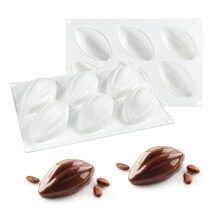 Silicone Chocolate Molds for Baking, 6Cavity Berry Design, Nonstick Flexible Food Grade