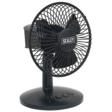 Sealey SFF6USB Oscillating USB Desk Fan 3-Speed 6"
