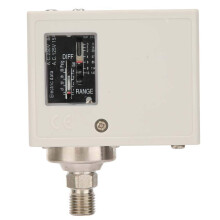 G1/4 Air Compressor Pressure Switch 110 Bar Adjustable Industrial Controller 24V380V Stainless Steel