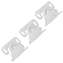 Door Roller Latch Set ABS Plastic 3 Pack for Marine Boat Cabinet Door Catch Secure Closure