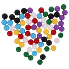 70Pcs Colored Game Marbles for Chinese Checkers Classroom Math Tools