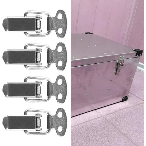 Stainless Steel Toggle Latch for Cabinets 4Pcs Heavy Duty Rustproof Cabinet Latch Lock Secure 1