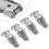 Stainless Steel Toggle Latch for Cabinets 4Pcs Heavy Duty Rustproof Cabinet Latch Lock Secure 4