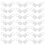 100pcs Plastic Curtain Track Rollers and Hooks for Pinch Pleat Curtains Smooth Gliding Durable 1
