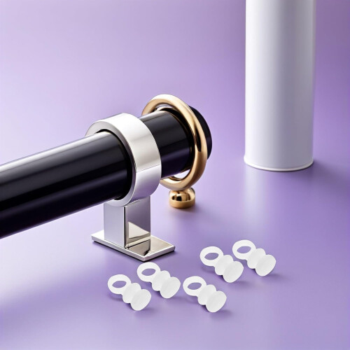 100pcs Plastic Curtain Track Rollers and Hooks for Pinch Pleat Curtains Smooth Gliding Durable 2