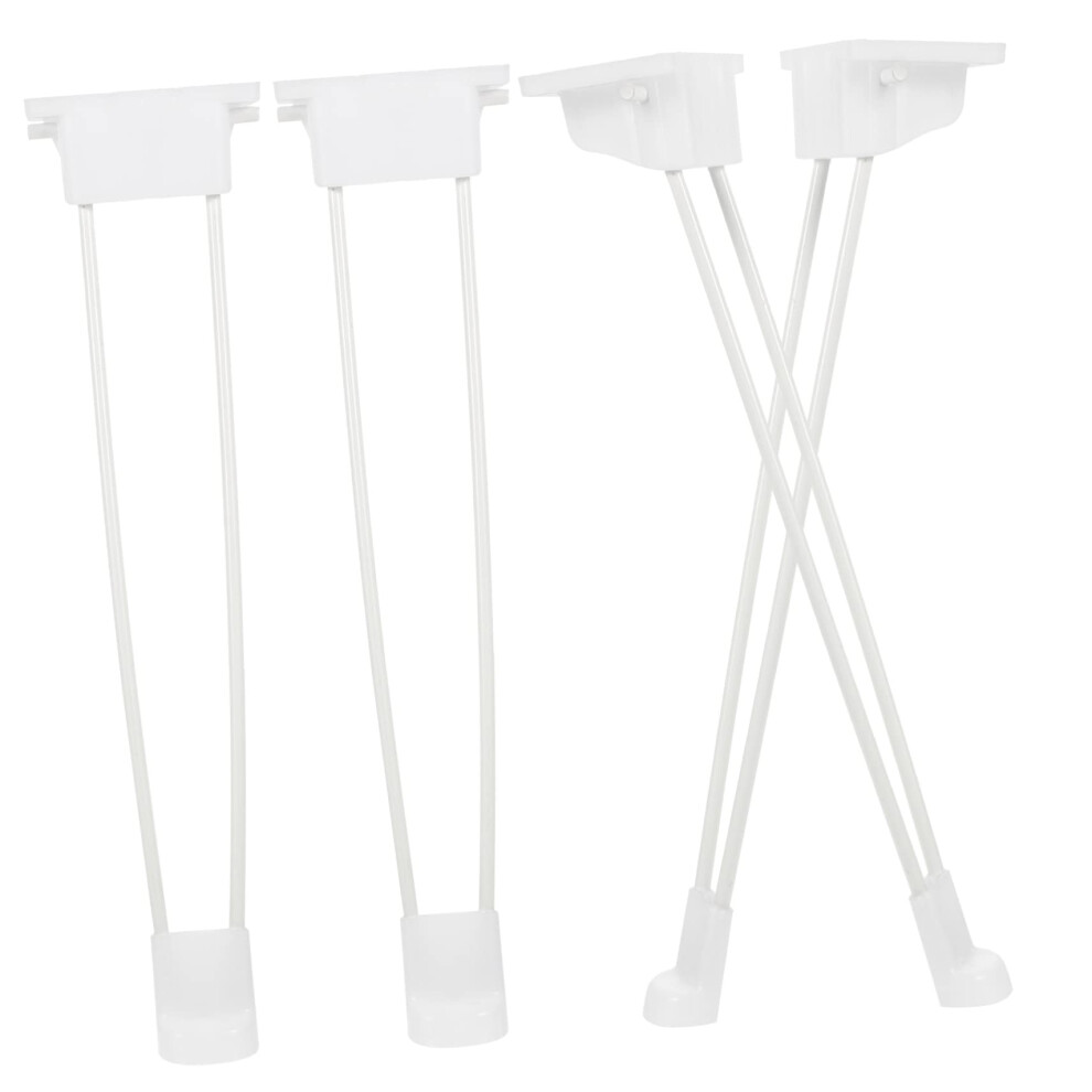4Pcs Folding Hairpin Table Legs Rustproof Metal Easy Install For Desks Coffee Tables Nightstands 9771547239567
