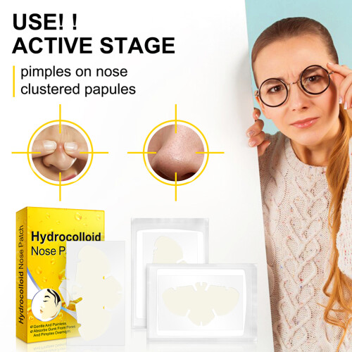 12 Pcs Hydrocolloid Nose Strips for Pore & Acne Clearing 2