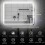 Homcom HOMCOM 600 x 800 mm Illuminated Bathroom Mirror with Bluetooth Clock Silver 2