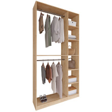 Wooden walk-in wardrobe PalosaXL