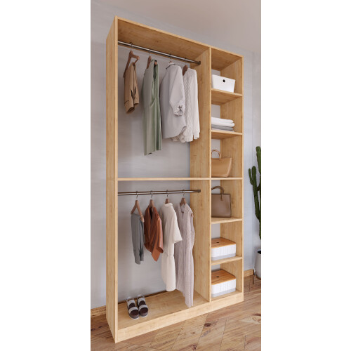 Wooden walk-in wardrobe PalosaXL 2
