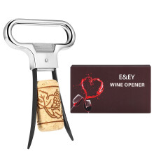 Ah So Wine Opener Stainless Steel Two Prong Cork Puller for Vintage and Aged Wine