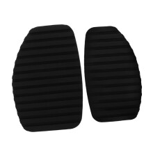Durable Rubber Brake and Clutch Pedal Pad Set with Non Slip Grip and Precision Fit Design