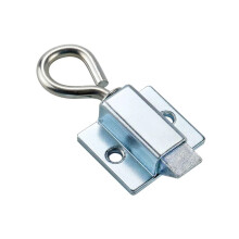 Cabinet Door Latch Retractable Buckle Lock with Pull Ring for Toolbox and Storage Box