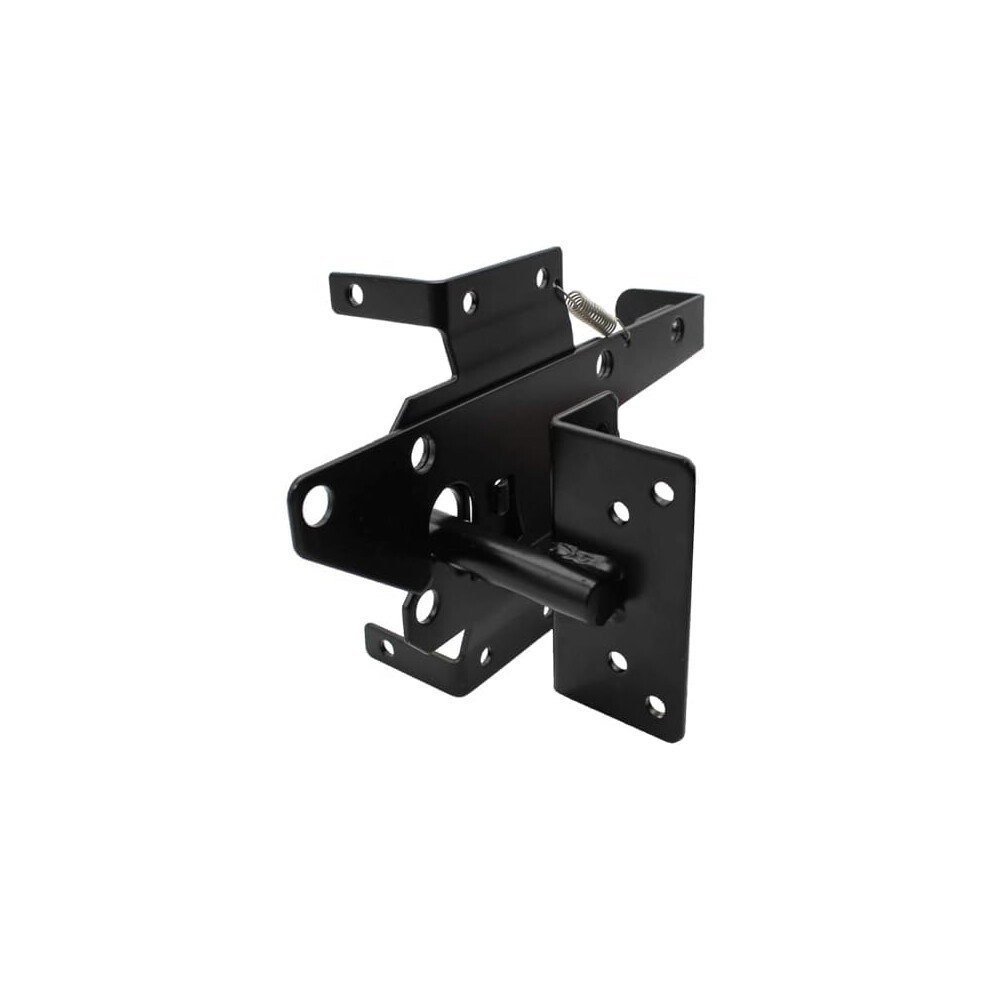 Black Stainless Steel Vinyl Gate Latch Double Locking Fence Gate Lock Padlockable Rustresistant 9771547239956