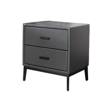 Wooden Bedside Table with Drawer, Small Nightstand Storage for Bedroom or Living Room 18.11 Inch