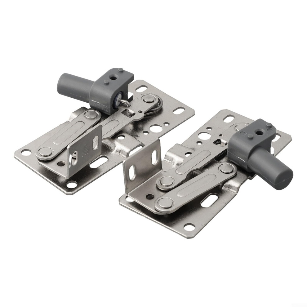 Soft Close Tip Out Tray Hinges 45 Degree Self Locking Nickel Finish For Kitchen Sink Cabinet 2 Pack 9169991264042