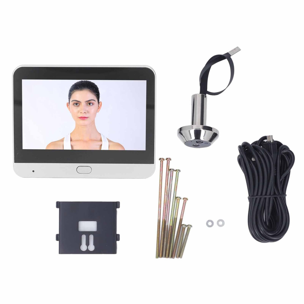 Wireless Video Doorbell 1080P Hd With 120 Wide View, Smart Motion Alerts, 4.3' Color Display, Twoway Talk For Home Security 9169991264226