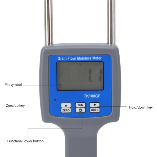 Grain Moisture Meter with Accurate Detection and Backlit LCD for Wheat Rice Corn Coffee Seed 1