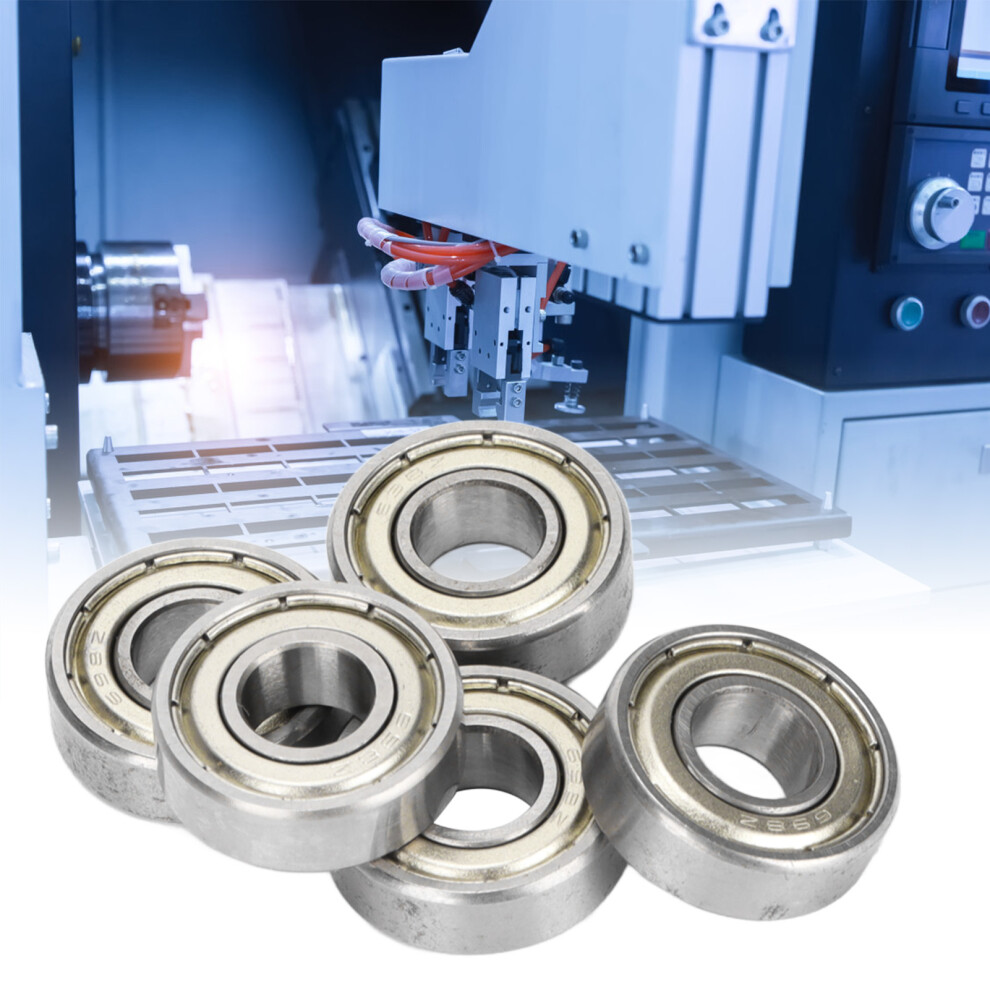10Pcs Deep Groove Ball Bearing 698Z 8Mm Id 19Mm Od 6Mm Thick 8471390301695