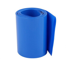 75mm PVC Heat Shrink Tube 2.1m Blue for 18650 Battery Pack Assembly Secure Fit and Durable Finish