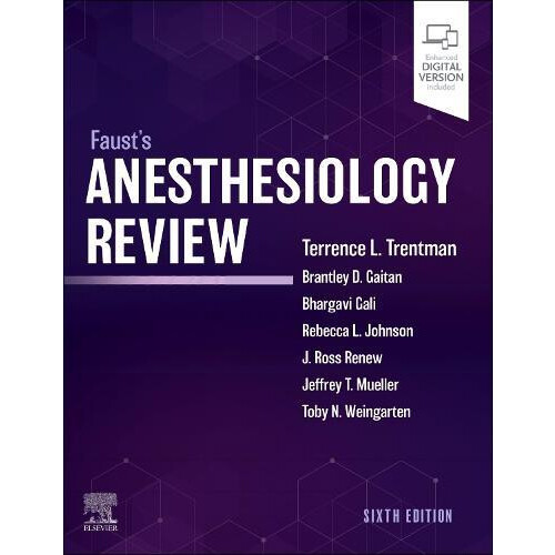 Fausts Anesthesiology Review Paperback Book