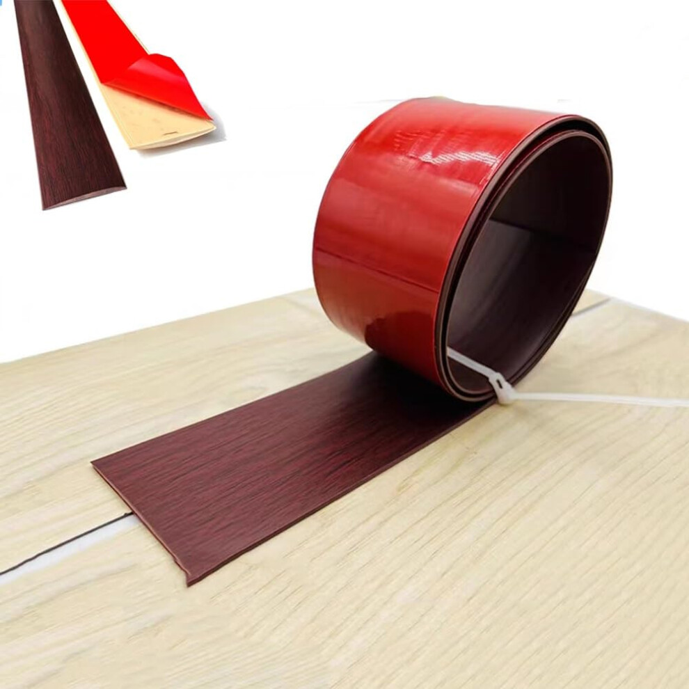 Self Adhesive Floor Transition Strip For Doorway, Flexible Pvc Threshold Gap Cover 100X7.6cm 9771547240709
