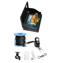 Underwater Fishing Camera Fish Finder with 4.3' IPS Screen, 195 Wide View, IP67 Waterproof