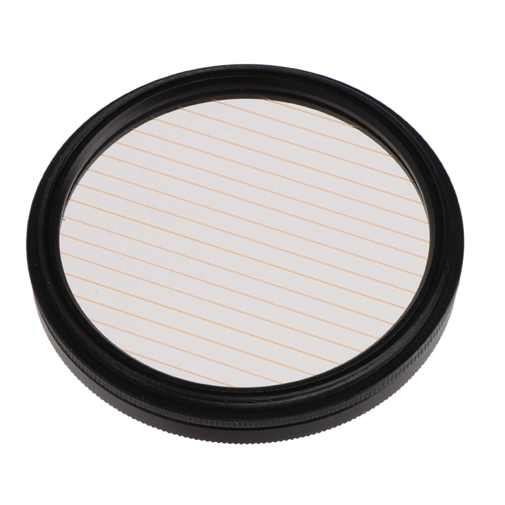 Junestar 46Mm Streak Anamorphic Effect Camera Lens Filter Aluminum Optical Glass Gold 3631390302404